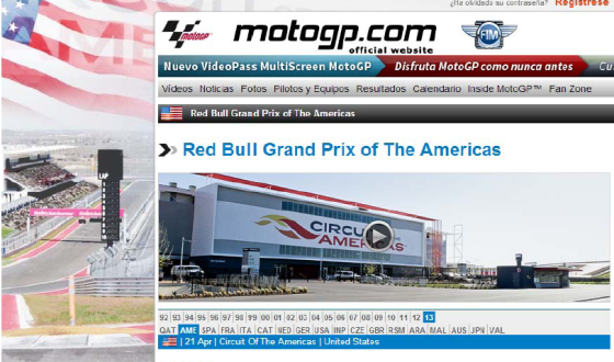 naming sponsor rights red bull grand prix of the americas motogp austin 21 april 2013